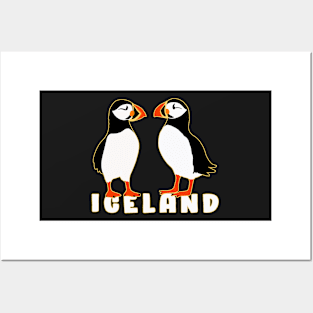 Puffin Cute Birds from Iceland Souvenir Posters and Art